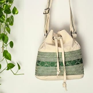 Mochila Artesanal lona café